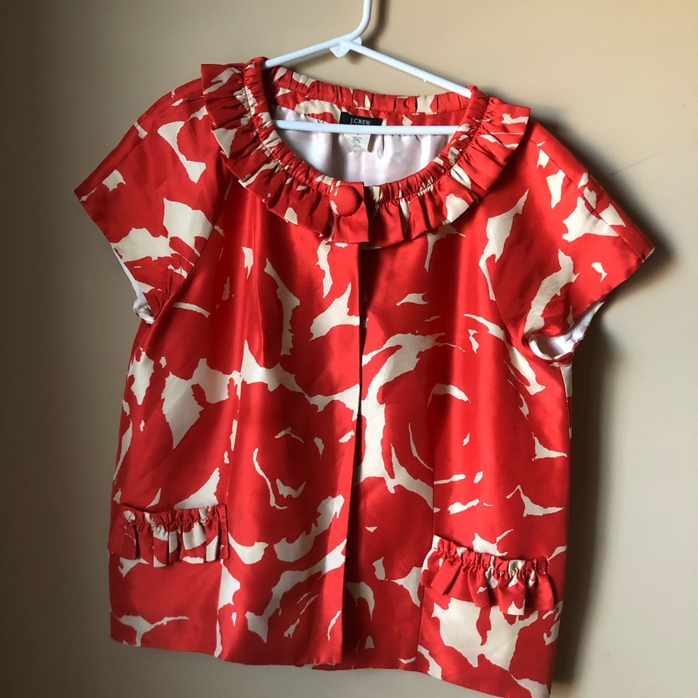 **Sale** J Crew Women’s Medium Silk Top